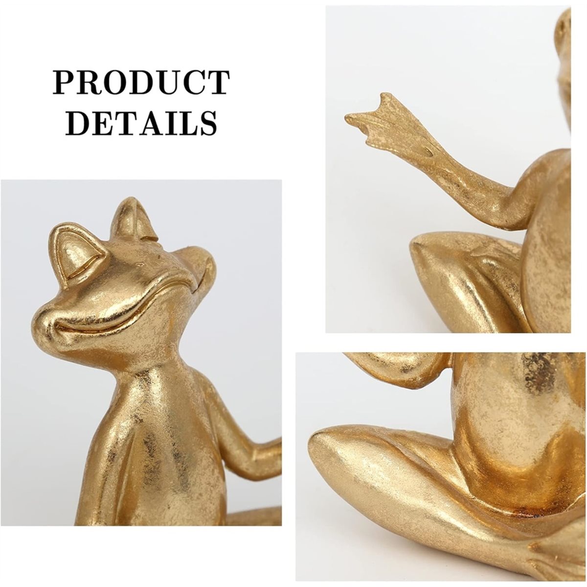 Home Decor Trend 2026 - 2026 Trend 3pcs Gold Frog Figurines
