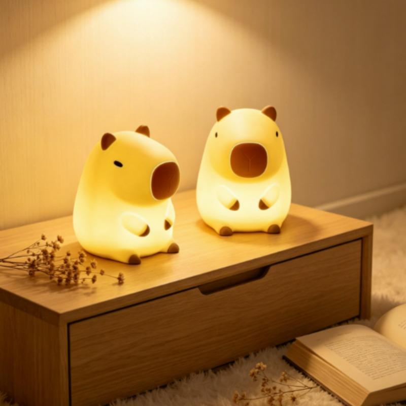 Home Decor On Sale - Cute Pet Capybara Night Light Cartoon