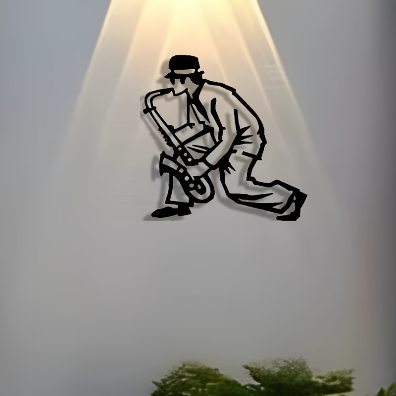 Brand Saxophone Metal Wall Art - Home Decor Brand 评论和价格