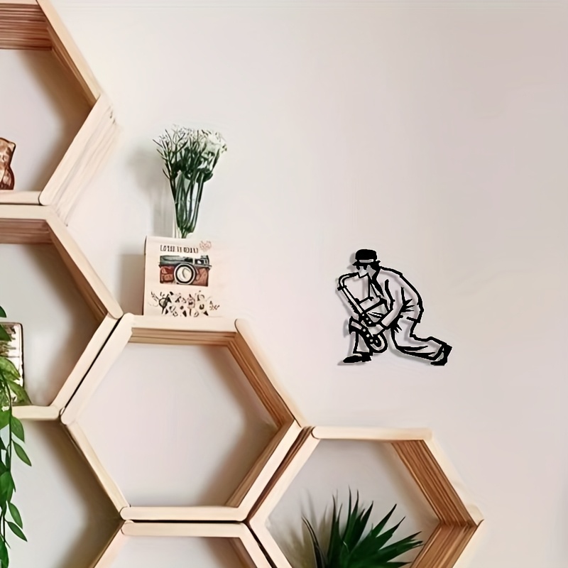 Brand Saxophone Metal Wall Art - Home Decor Brand 评论和价格
