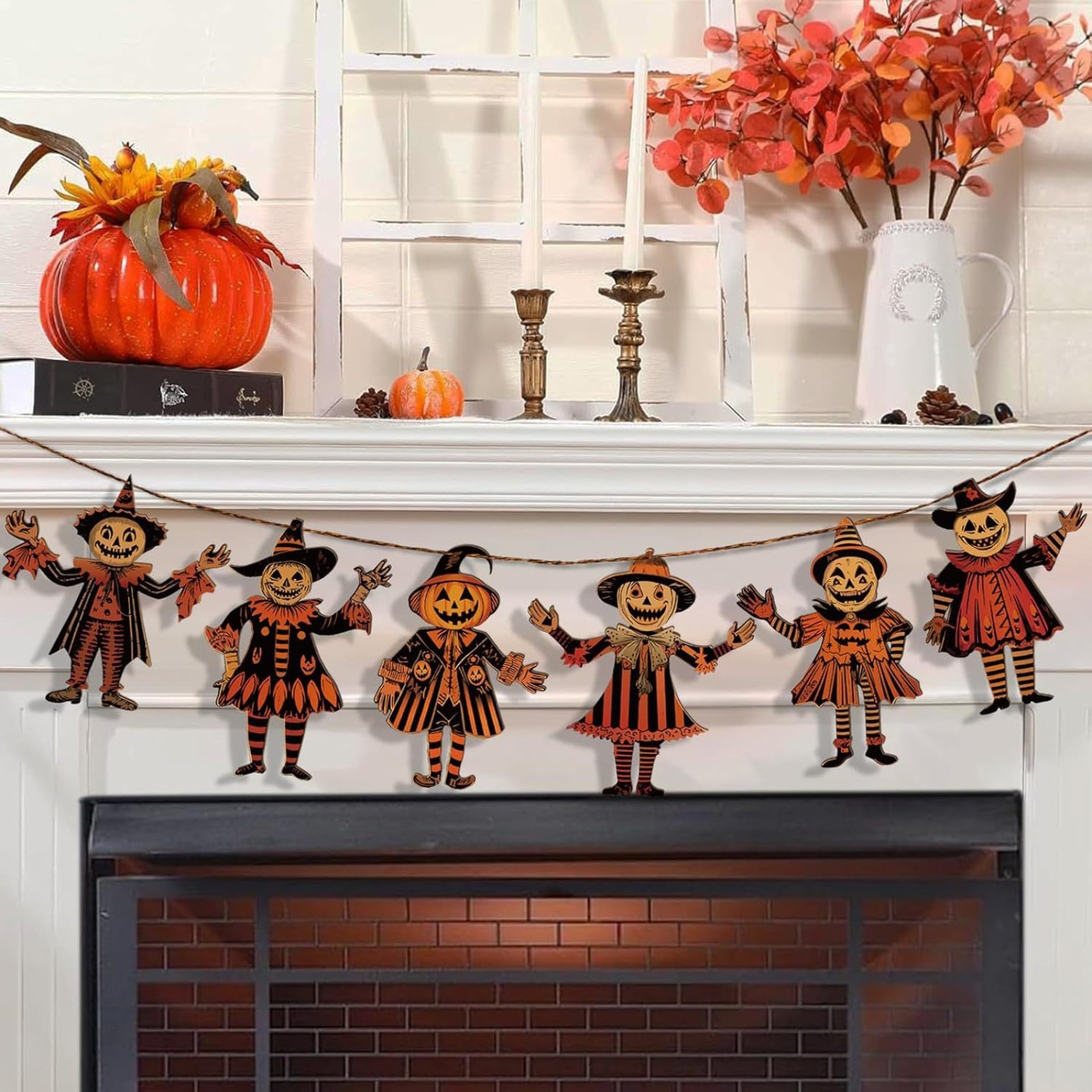 Vintage 2d Wooden Garland Tren - Home Decor Trend 2026 评论和价格