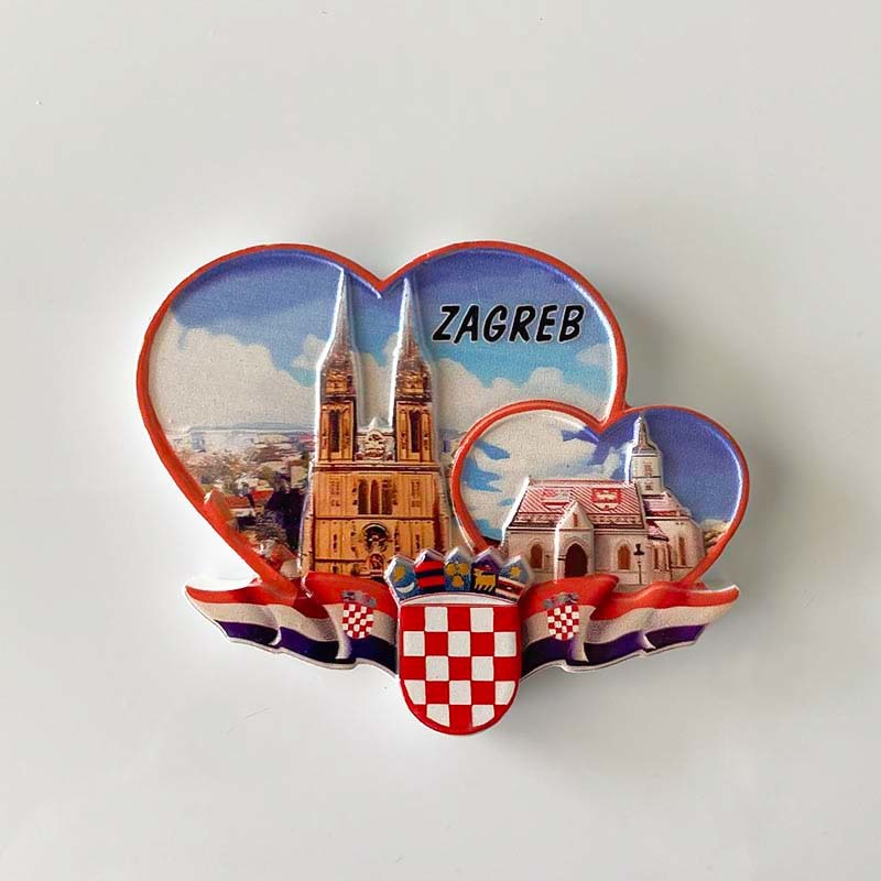 Croatia Zagreb Heart Building  - Home Decor Zagreb 评论和价格