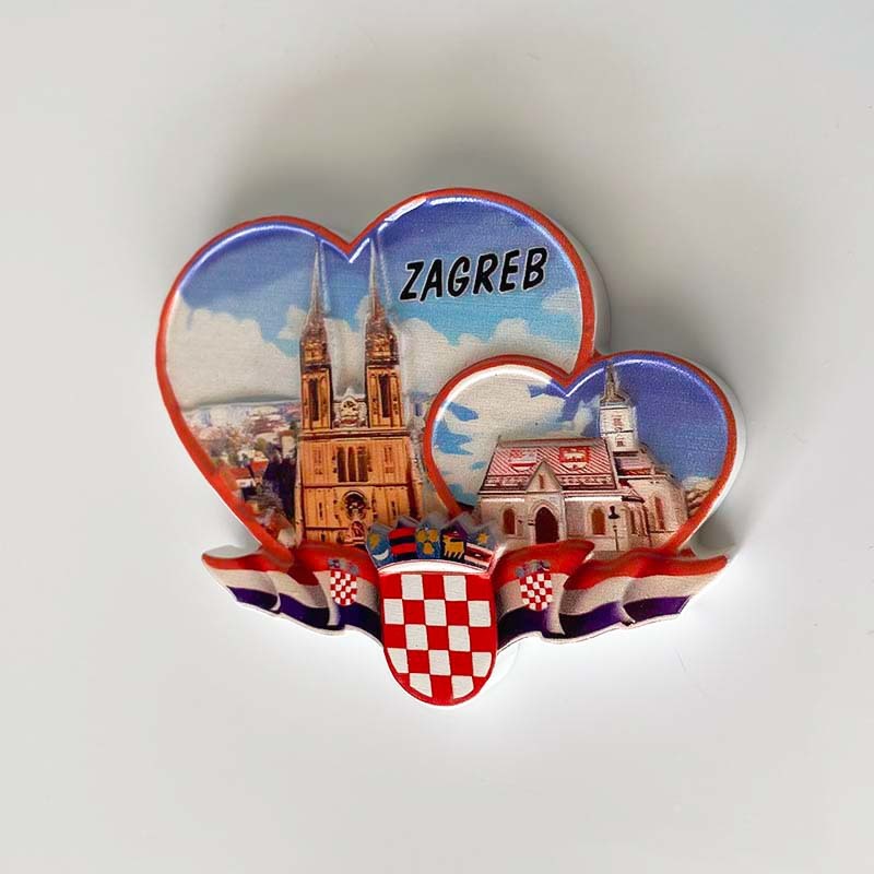 Croatia Zagreb Heart Building  - Home Decor Zagreb 评论和价格