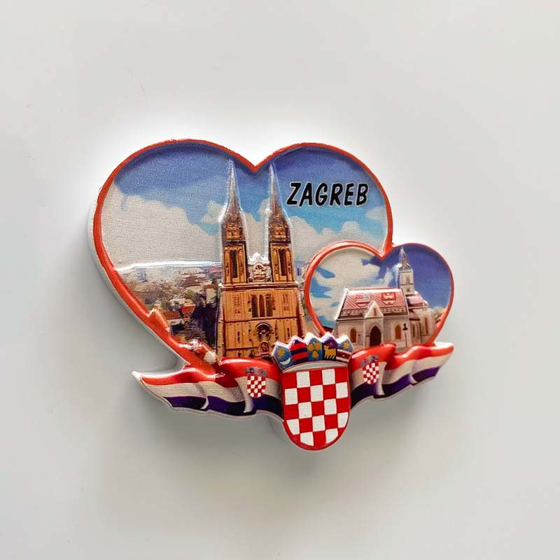 Croatia Zagreb Heart Building  - Home Decor Zagreb 评论和价格
