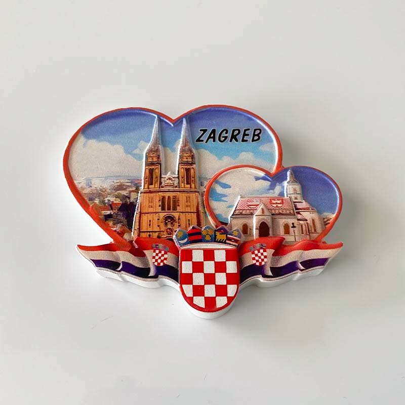 Croatia Zagreb Heart Building  - Home Decor Zagreb 评论和价格