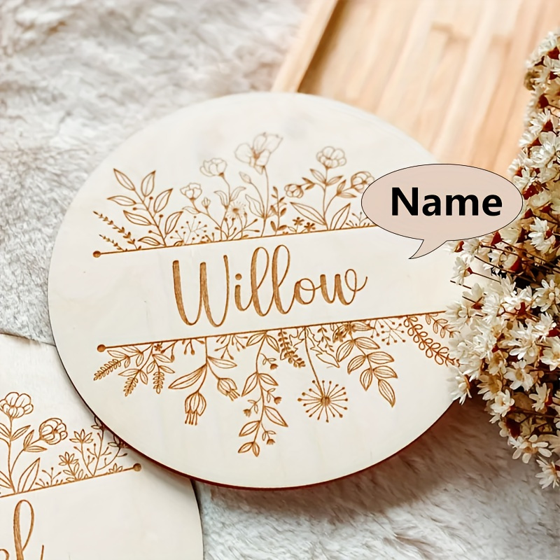 Personalized Floral Engraved N - Home Decor Xmas 评论和价格