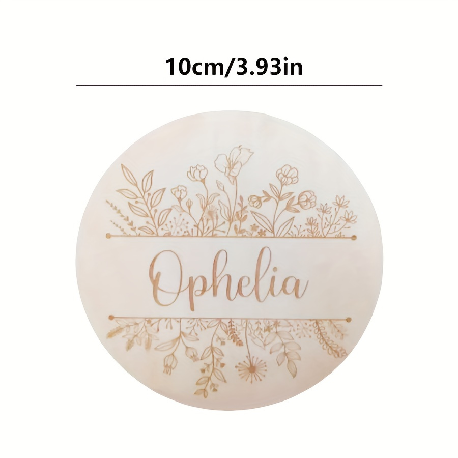 Personalized Floral Engraved N - Home Decor Xmas 评论和价格
