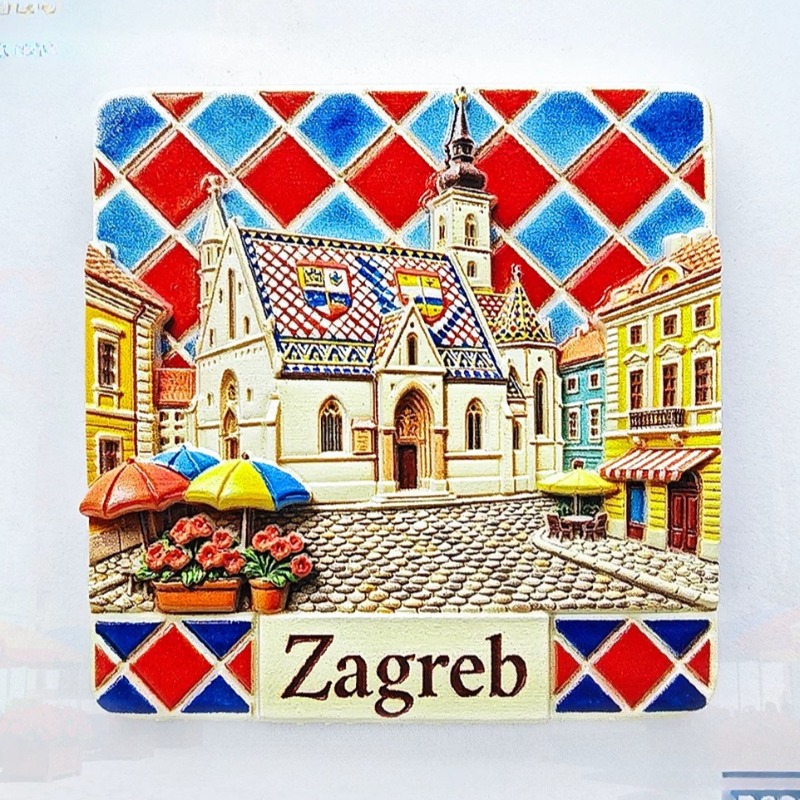 Croatia Fridge Magnets Travel  - Home Decor Zagreb 评论和价格