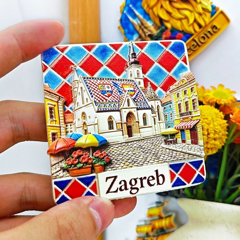 Croatia Fridge Magnets Travel  - Home Decor Zagreb 评论和价格