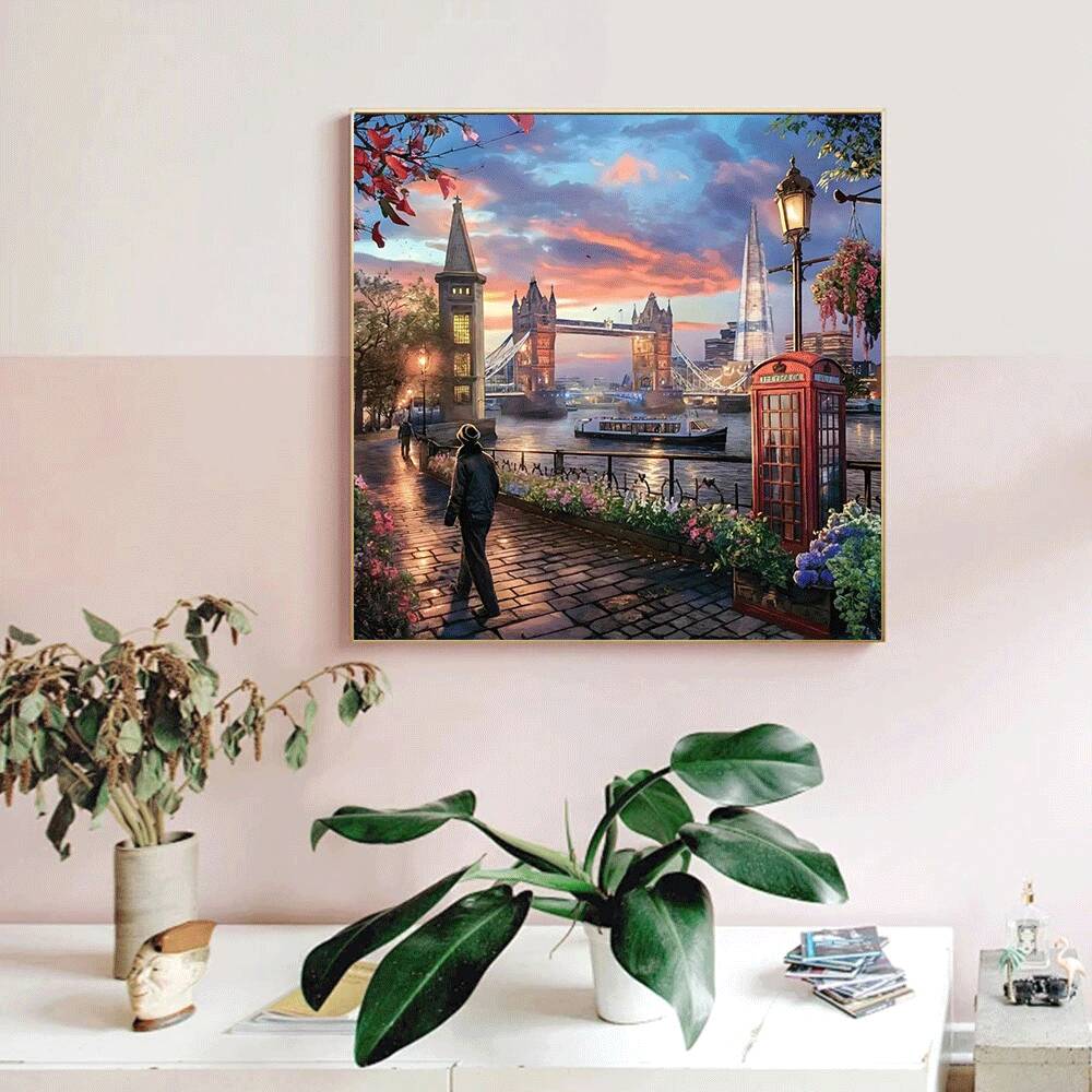 Huacan Diamond Painting Kit Lo - Home Decor London 评论和价格