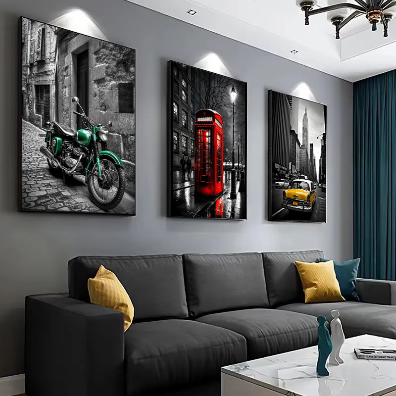 Modern Black and White Buildin - Home Decor London 评论和价格