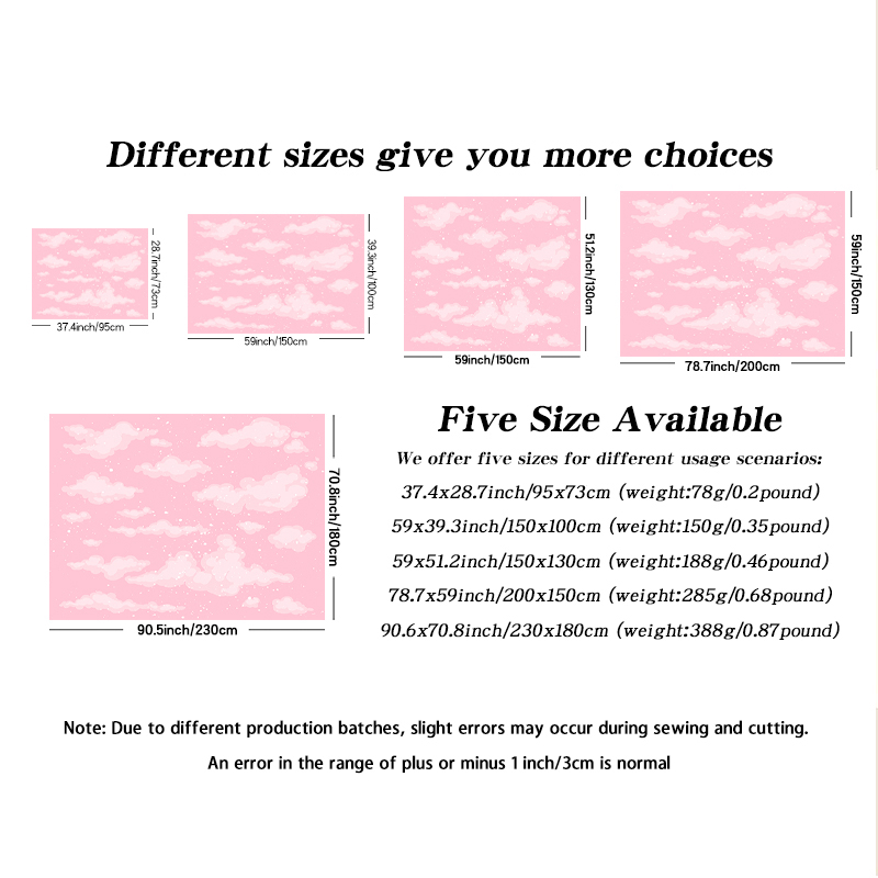 1pc Sky cloud tapestry, lovely - Home Decor Brand 评论和价格