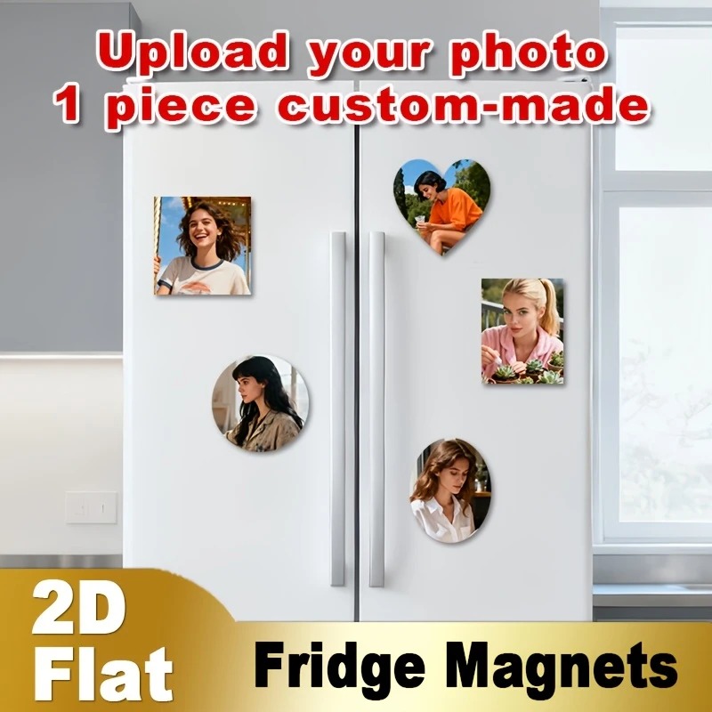Custom Photo Fridge Magnet 2D  - Home Decor Xmas 评论和价格