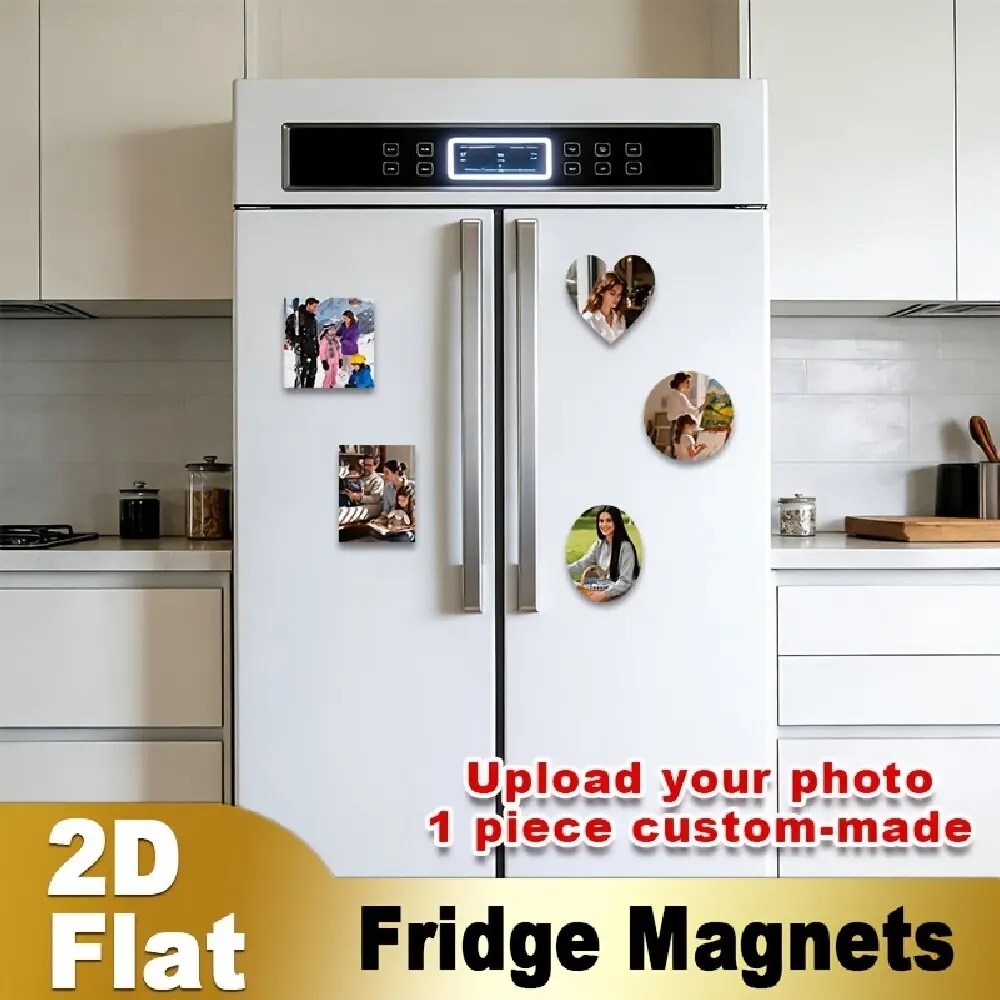 Custom Photo Fridge Magnet 2D  - Home Decor Xmas 评论和价格