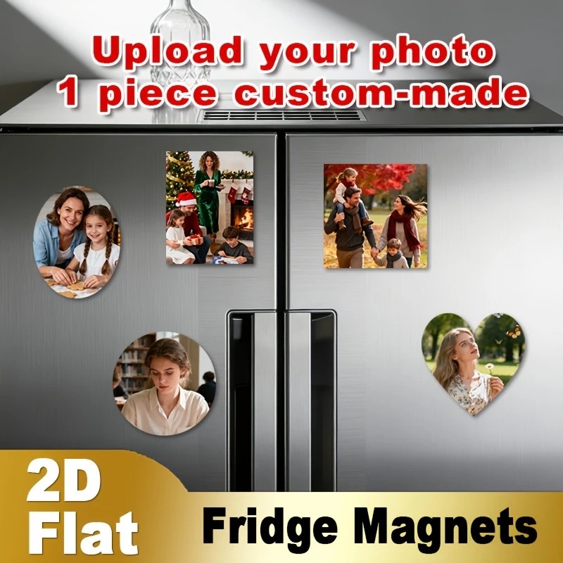 Custom Photo Fridge Magnet 2D  - Home Decor Xmas 评论和价格