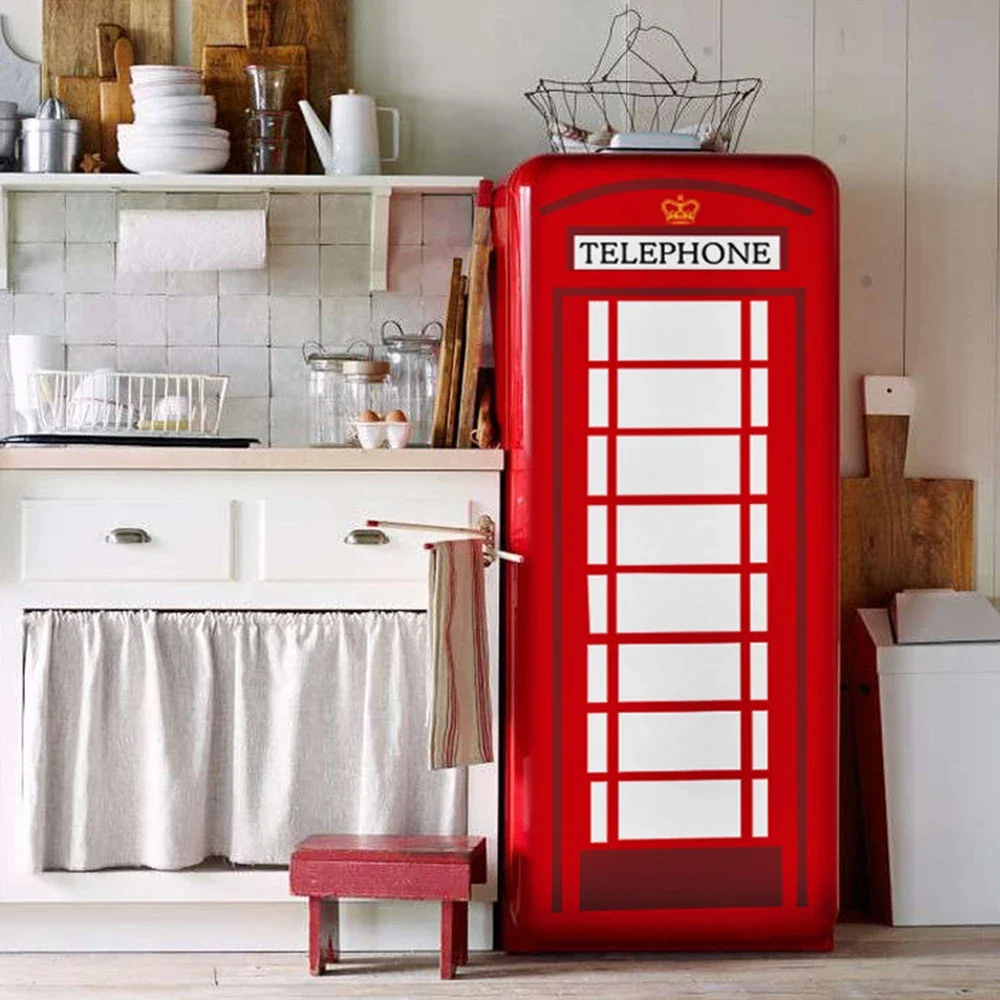 Retro Graffiti Fridge Door Mur - Home Decor On Sale 评论和价格