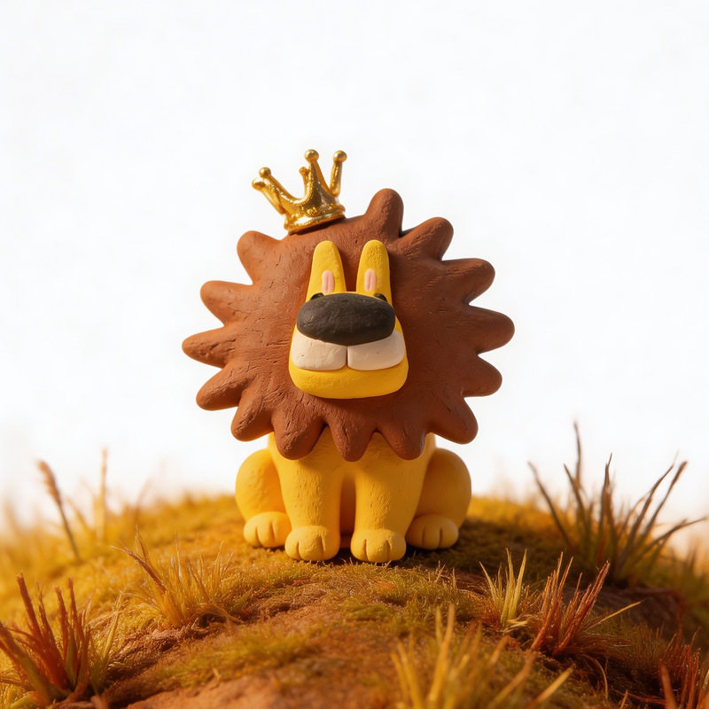 Art Animal Blind Box Lion Figu - Home Decor From Clay 评论和价格