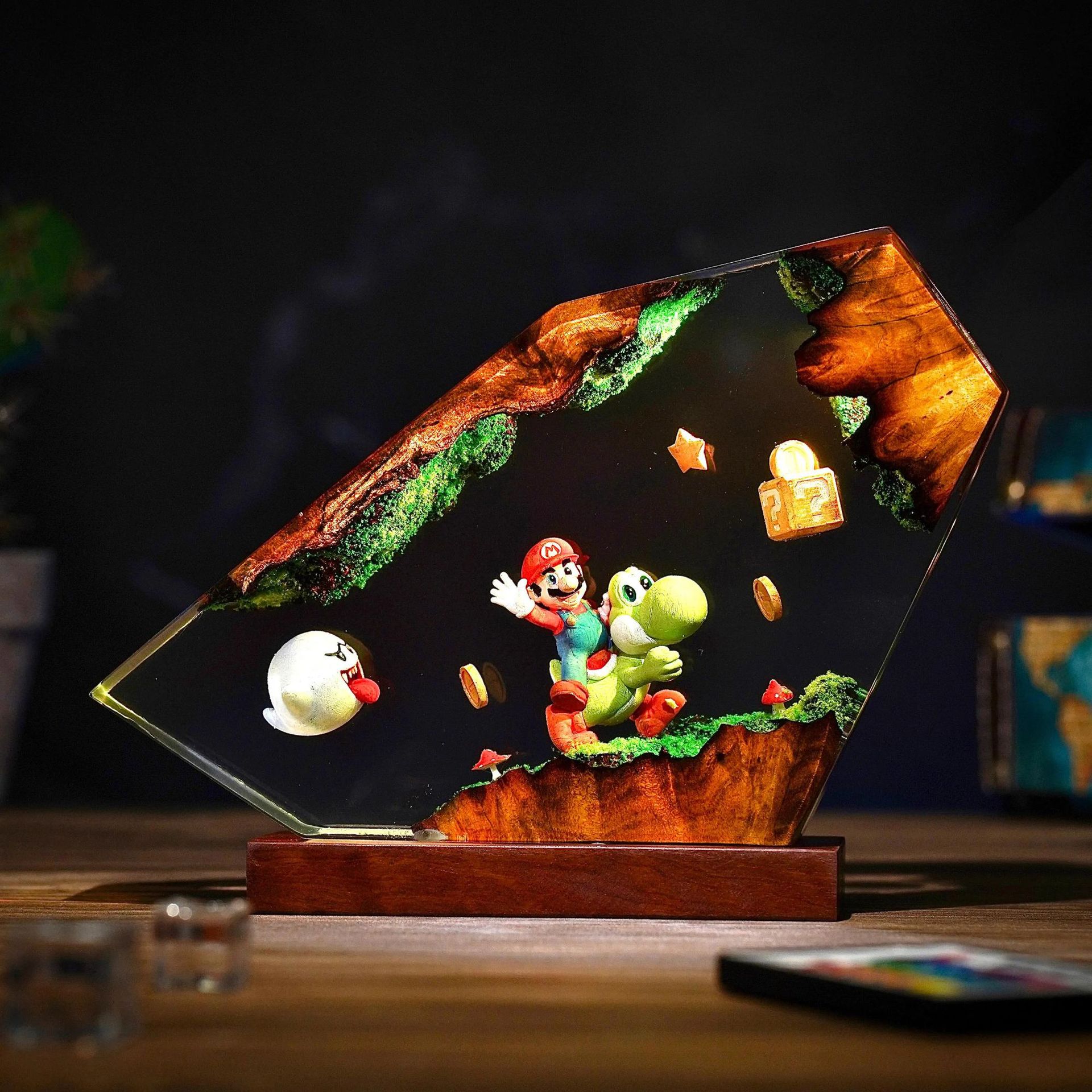 Table Resin Lamp Cartoon Anime - Home Decor Ideas 评论和价格