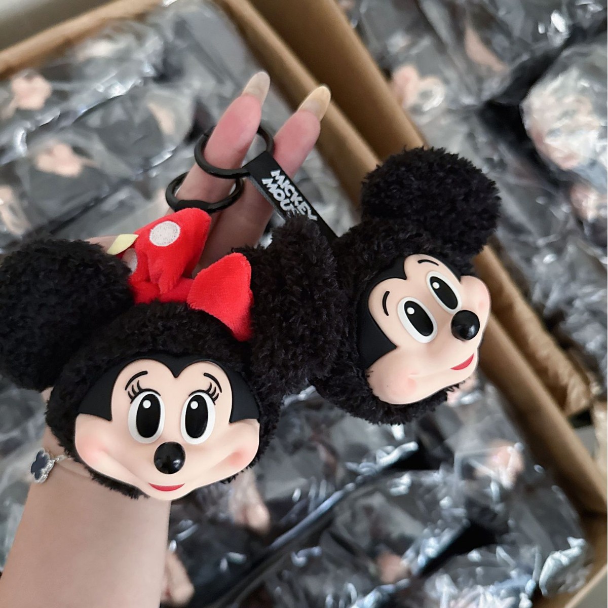 Mickey Minnie Plush Doll Keych - Home Decor Ideas 评论和价格