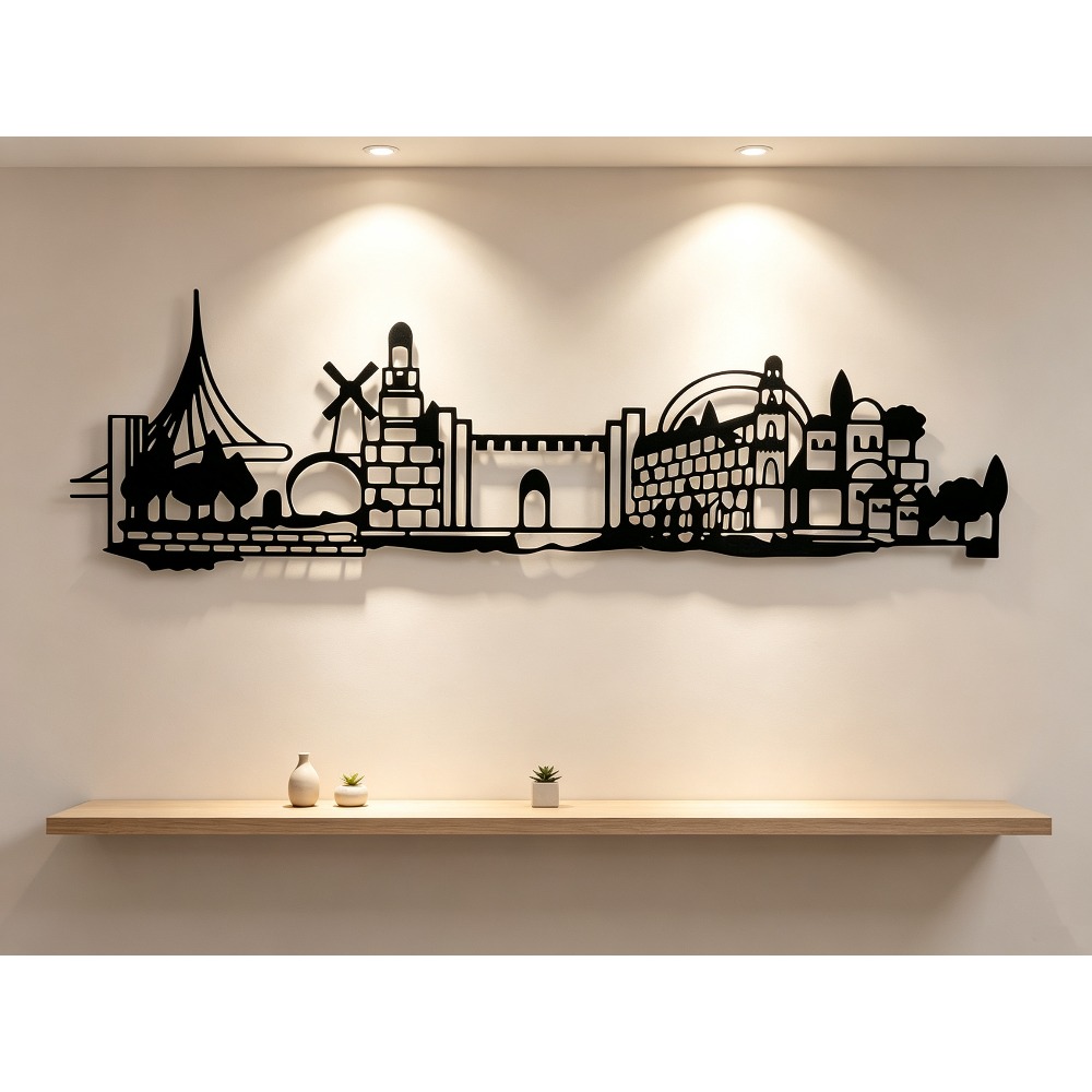 CIFBUY Metal Wall Art Jerusale - Home Decoration 评论和价格