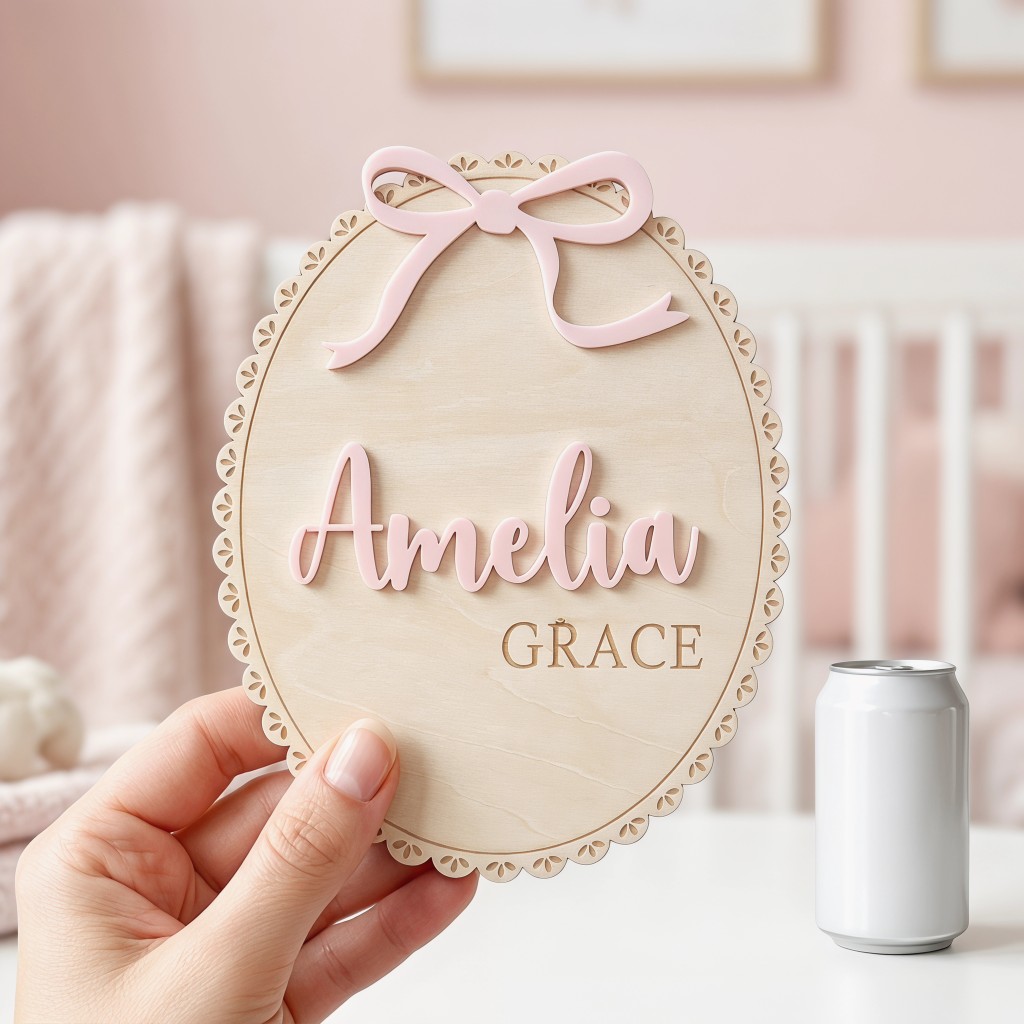1Pc Custom Bow Lace Edge Baby  - Home Decor Xmas 评论和价格