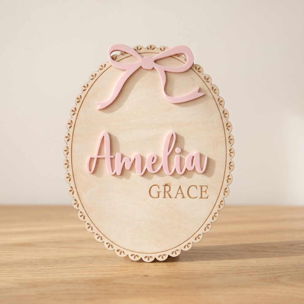 1Pc Custom Bow Lace Edge Baby  - Home Decor Xmas 评论和价格