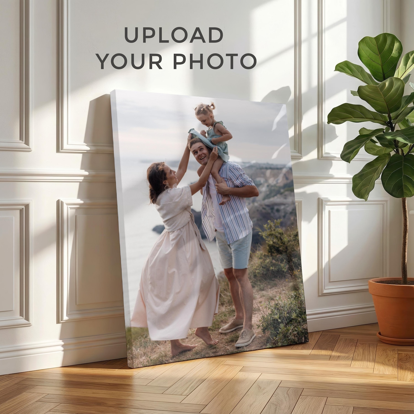 Personalized Photo Canvas, Cus - Home Decor Xmas 评论和价格