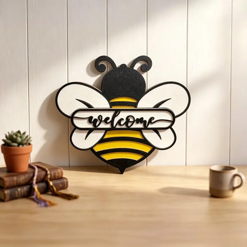 1pc Customized Multi-layer Bee - Home Decor Brand 评论和价格