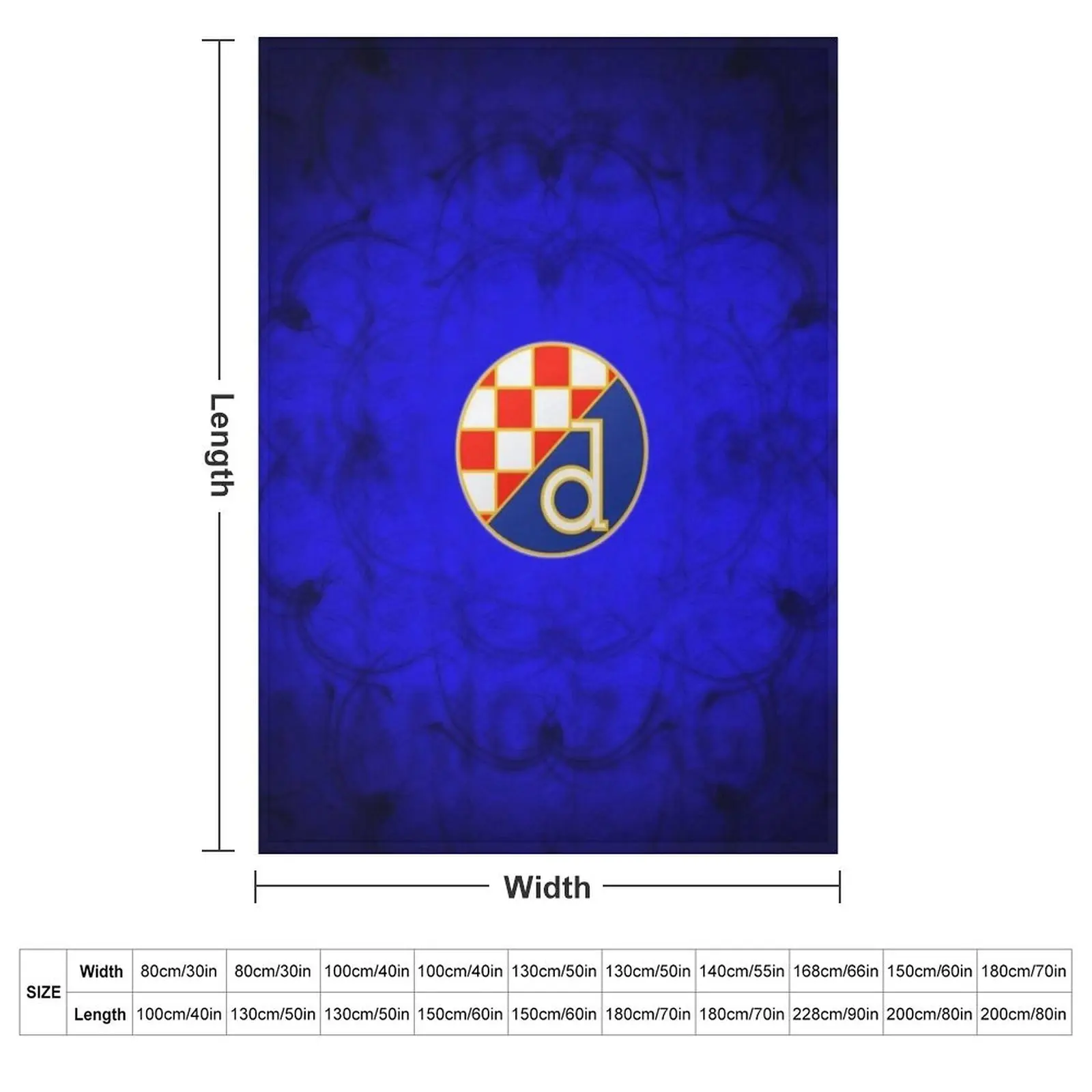 GNK Dinamo Zagreb Throw Blanke - Home Decor Zagreb 评论和价格