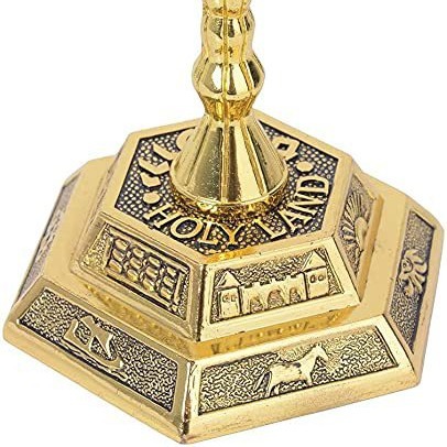 7 Branch Menorah Jewish Home D - Home Decoration 评论和价格