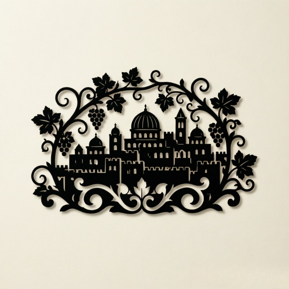 CIFBUY Iron Wall Art Jerusalem - Home Decoration 评论和价格