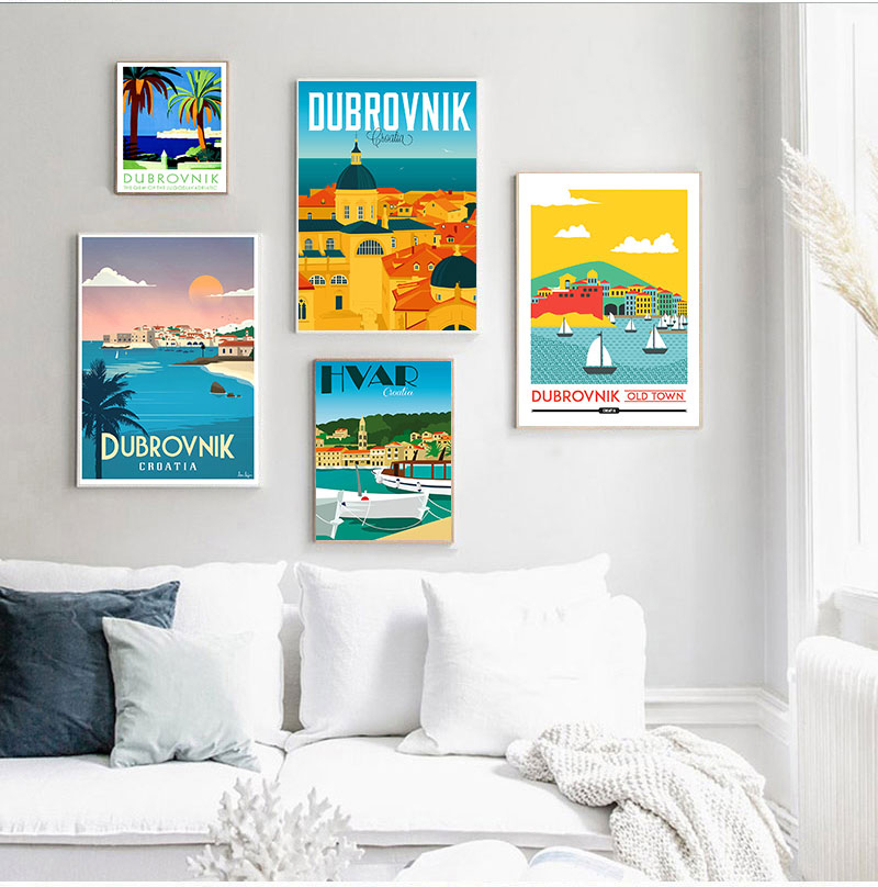 Croatia Zagreb Dubrovnik Vinta - Home Decor Zagreb 评论和价格