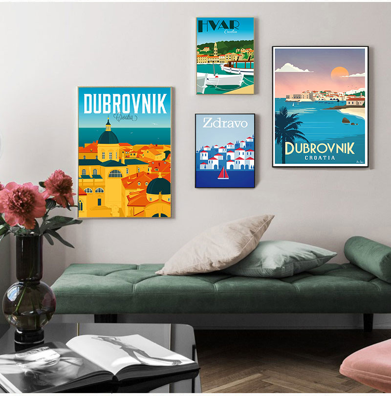 Croatia Zagreb Dubrovnik Vinta - Home Decor Zagreb 评论和价格