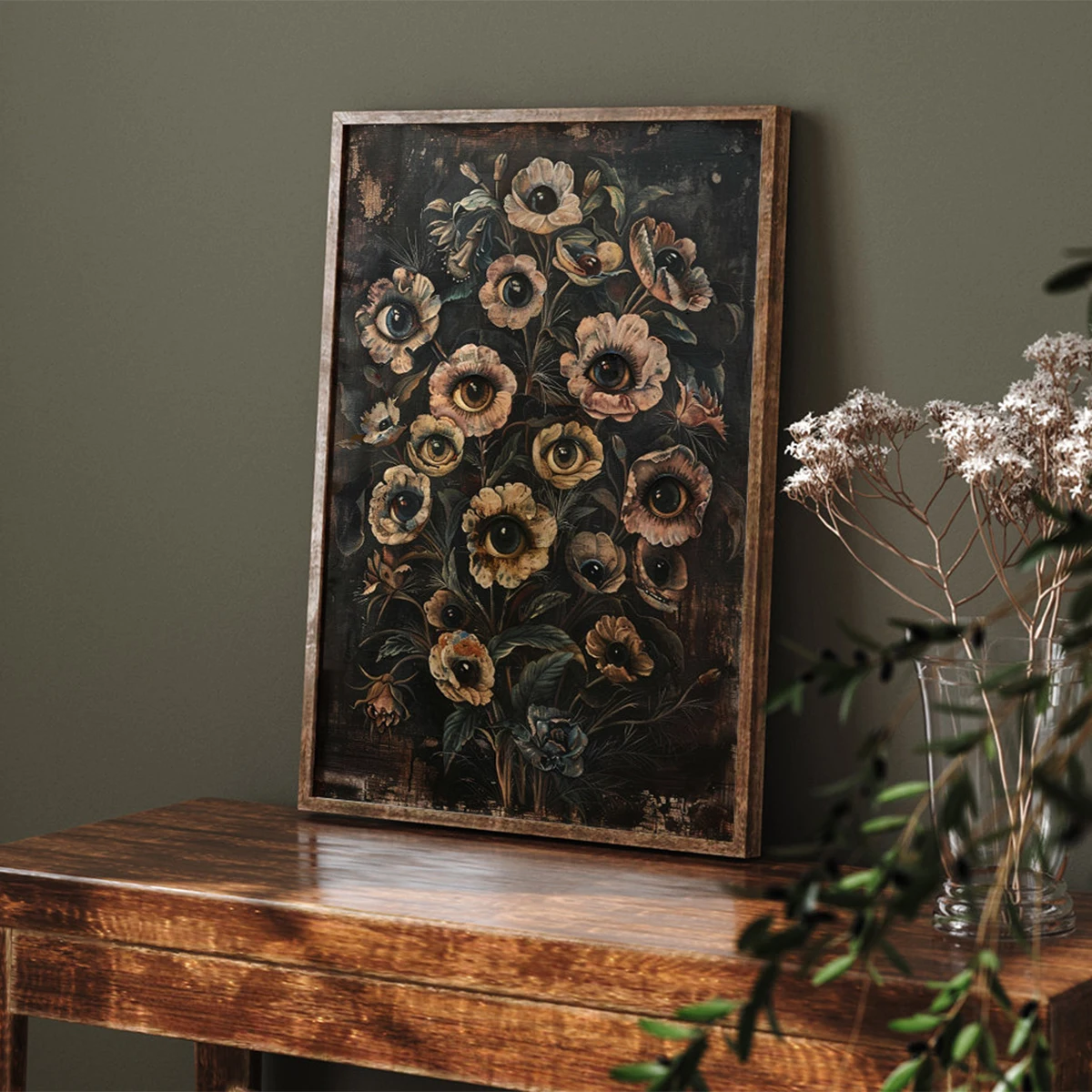 1pc frameless Victorian Gothic - Home Decor Gothic 评论和价格