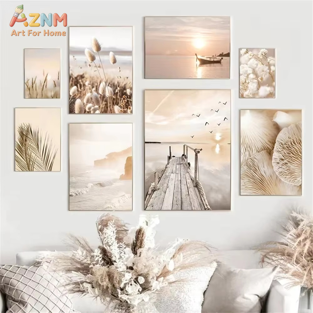 Sunset Sea Lake Boat Bridge Ca - Home Decor Nautical 评论和价格
