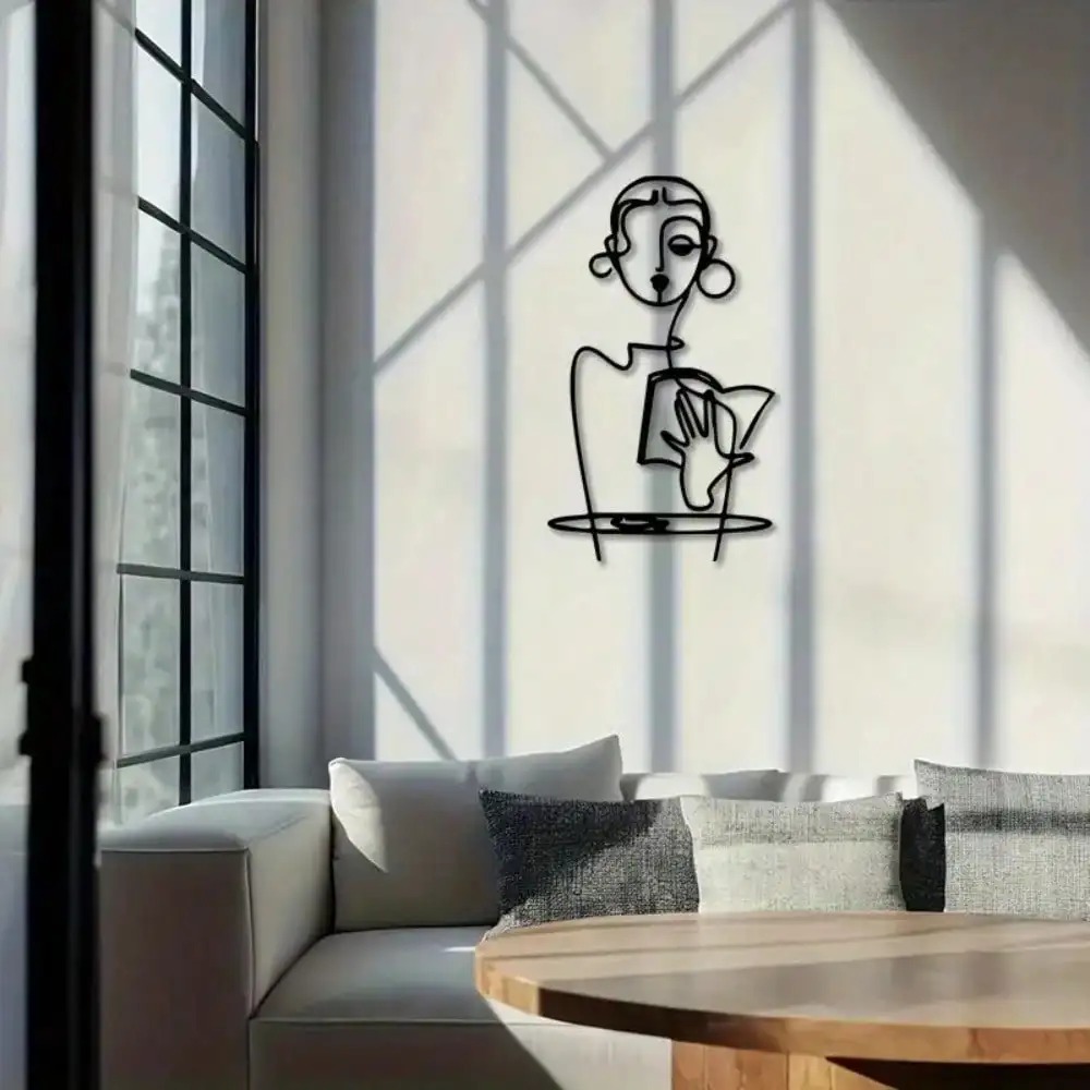 Brand Minimalist Woman Metal W - Home Decor Brand 评论和价格