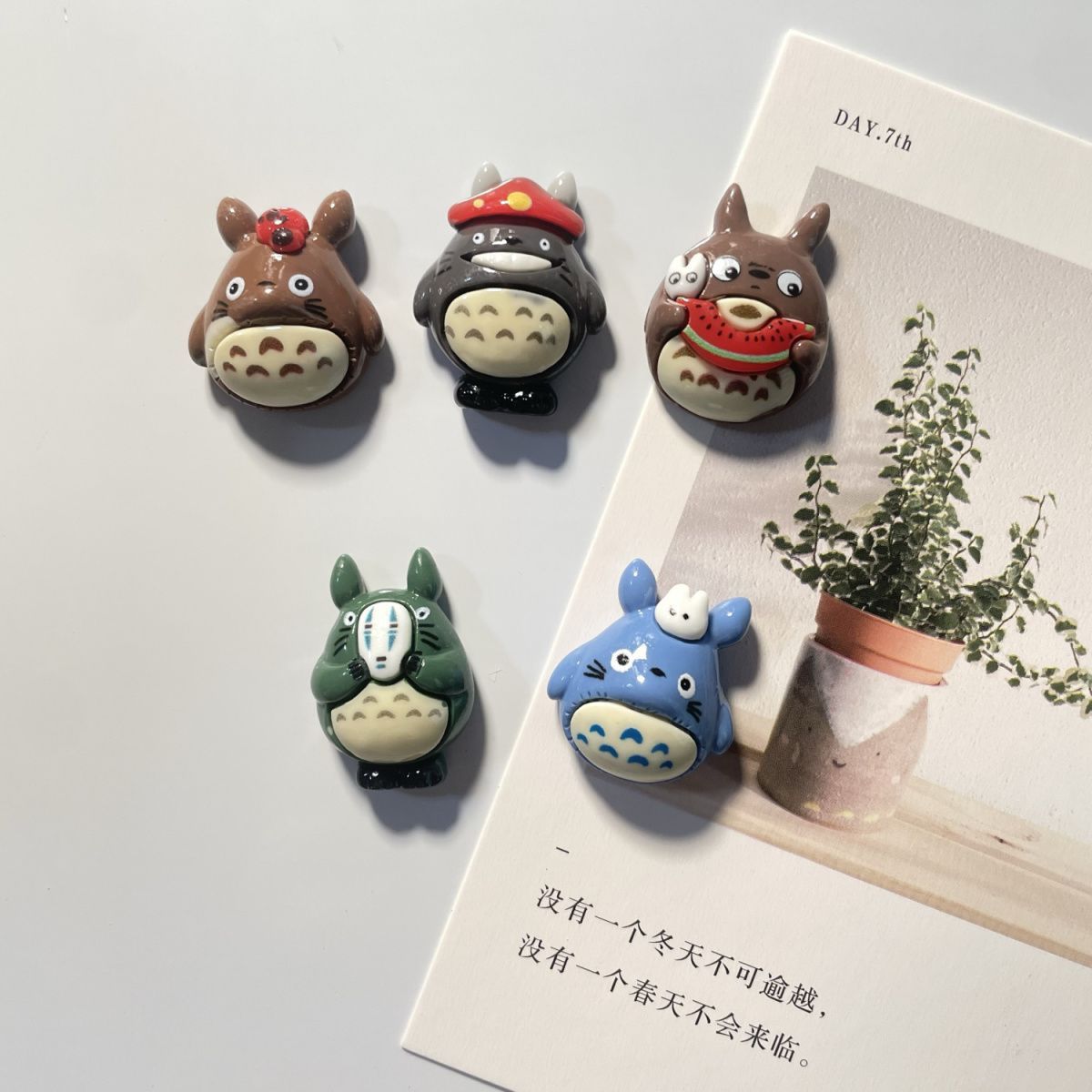 Totoro Anime Resin Fridge Magn - Home Decor Ideas 评论和价格