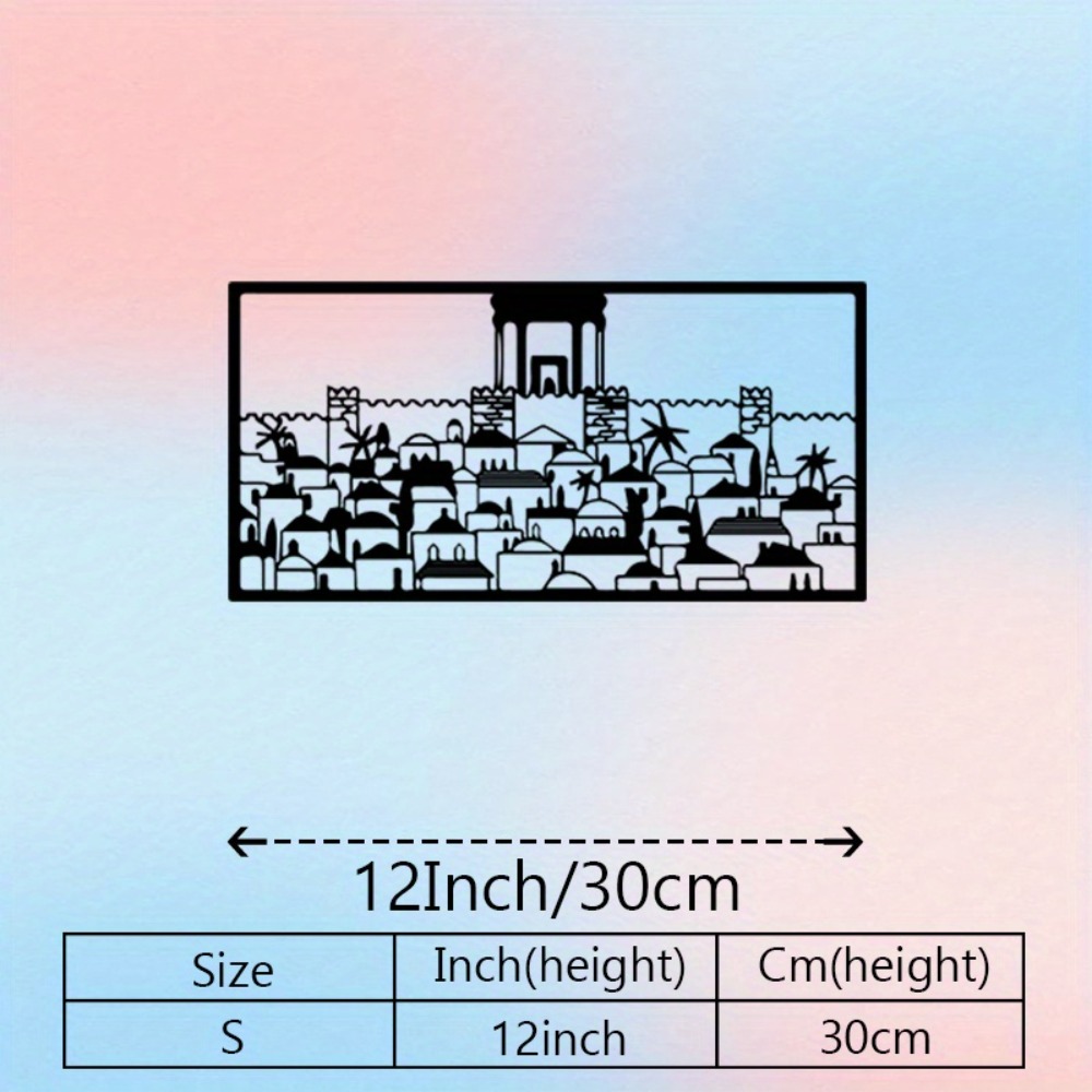 CIFBUY Metal Wall Art Jerusale - Home Decoration 评论和价格