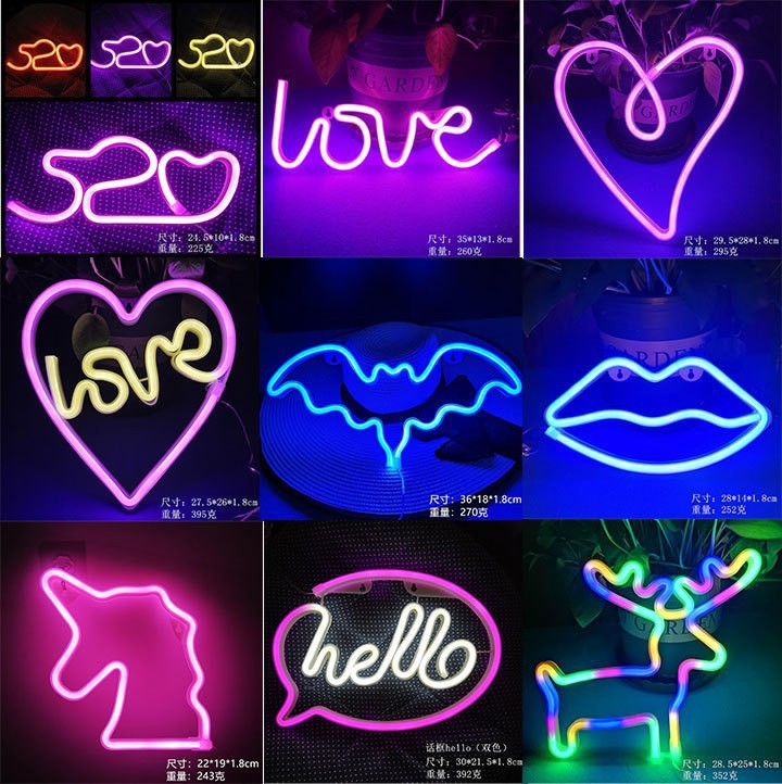 Custom LED Neon Sign with USB/ - Neon Sign Led Custom 评论和价格