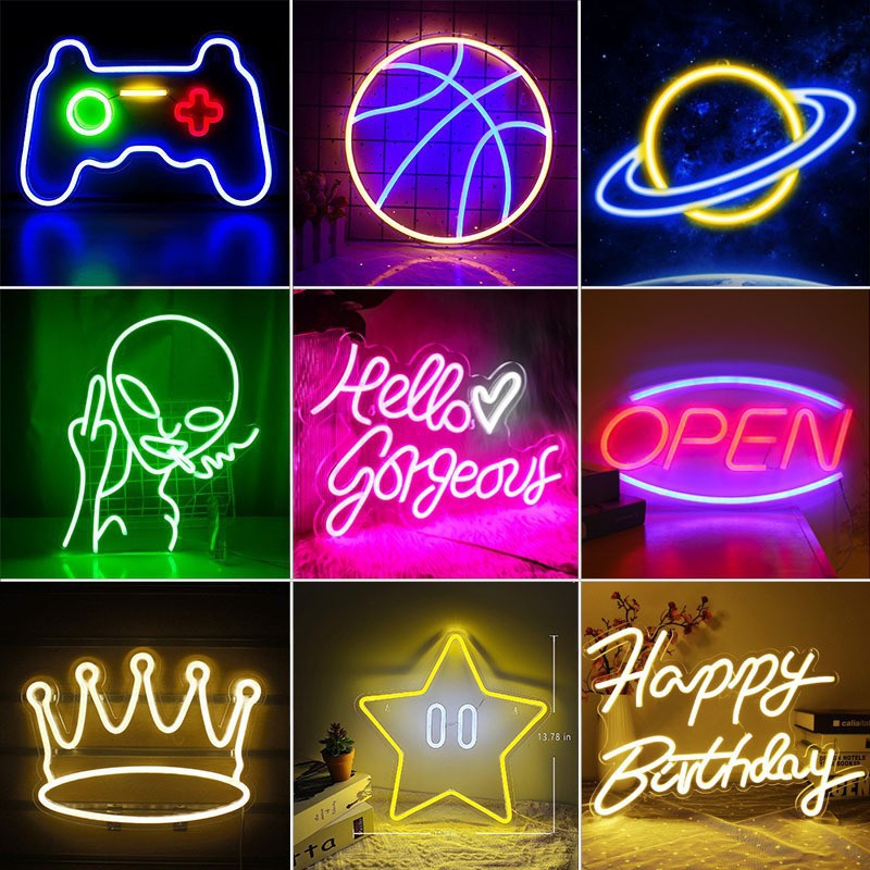 Custom LED Neon Sign with USB/ - Neon Sign Led Custom 评论和价格