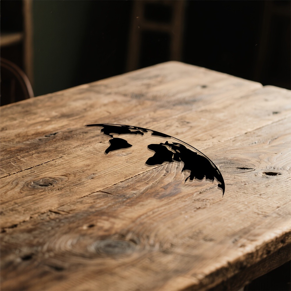 Brand 2D Metal Wall Art World  - Home Decor Brand 评论和价格